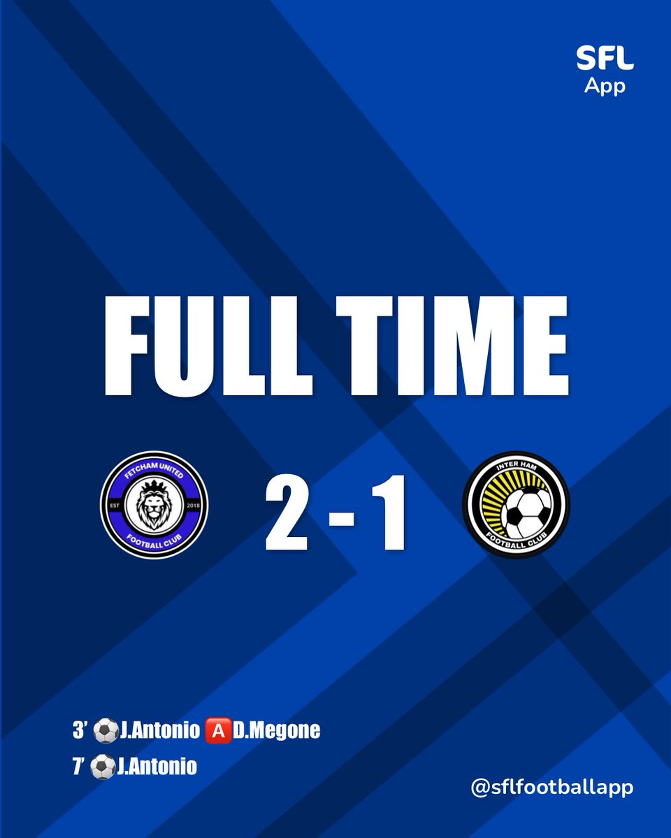 Our good run of form at Tattenham way continues! 

A tough game today against a good opposition however we came out on top with the 3 points. 

UTF✅