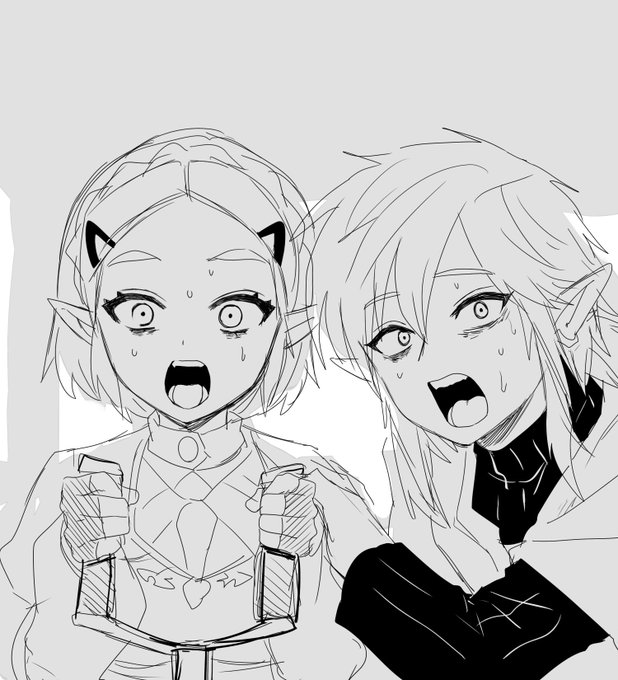 ドライブデートするリンゼル落書き 