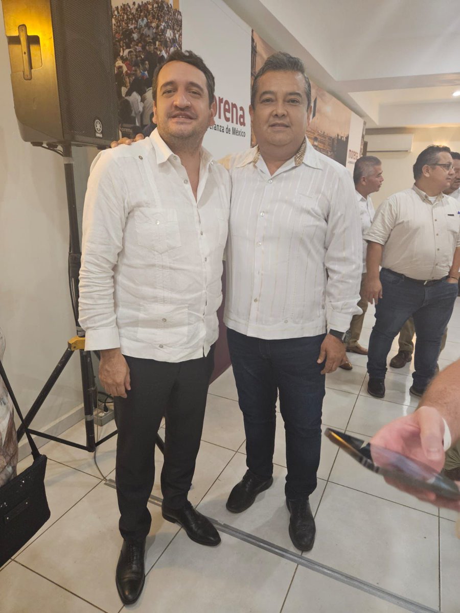 “Morena ha ganado dos veces la presidencia de México, 24 gobiernos estatales y en 2024 mantuvo los triunfos de 2018 en Ciudad de México, Chiapas, Morelos, Puebla, Tabasco, Veracruz y, ahora, ganamos Yucatán y vamos por más #Huimanguillo