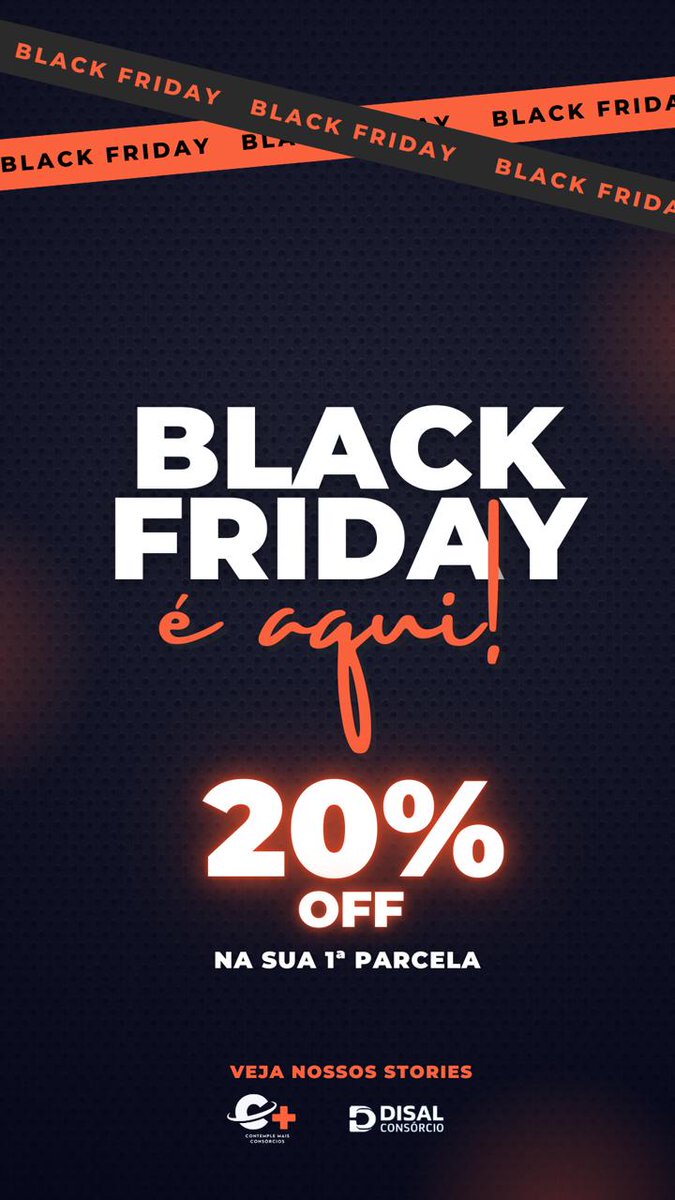 ewertoncesarjs's tweet image. Consórcio Disal na Black Friday com 20% de Desconto na prmeira Parcela...