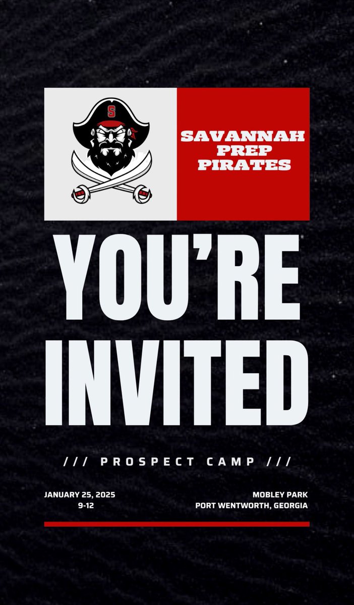 Thank you for the invite @SavPrepPirates