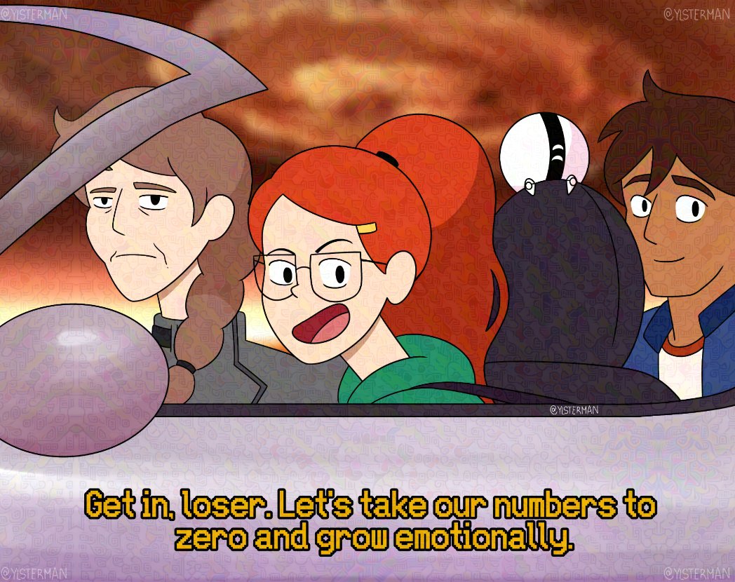 princethecurly's tweet photo. An Infinity Train meme, make a wish!!! This is a redraw from one of my first drawings about Infinity Train!!!
.
Day #218 drawing things related to #InfinityTrain until it's renewed or I forget
#RenewInfinityTrain #SaveInfinityTrain #GiveBackInfinityTrain https://t.co/dYIj2GbGfe