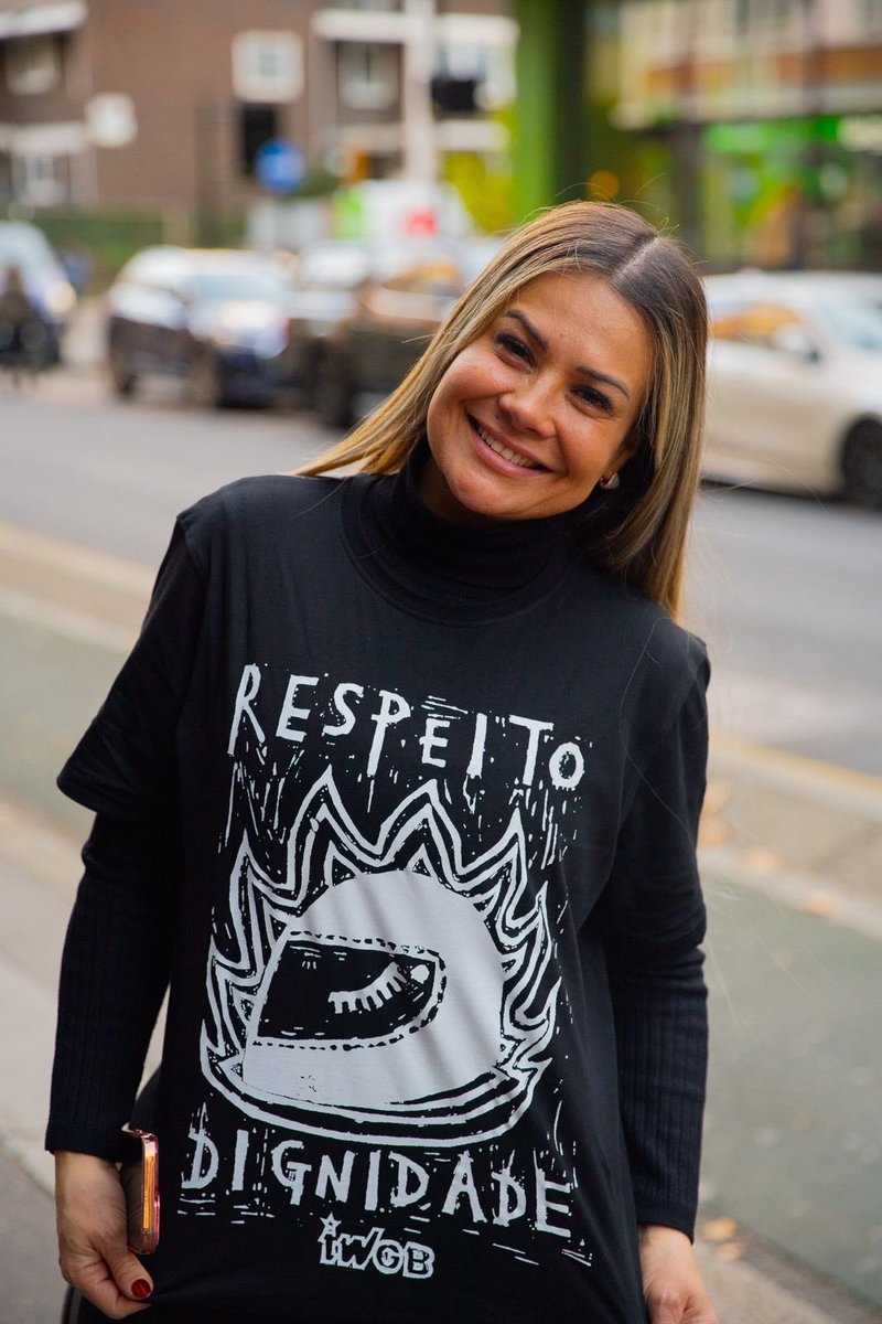 IWGBunion's tweet photo. Get your "Respeito e Dignidade" t-shirt today, with all profits going to the striking eCourier workers ❤️‍🔥

Available in S M L &amp; XL

£15 - Regular Price
£20 - Solidarity
(£5 P&amp;P if cant pick up from the IWGB offices)

If you'd like to purchase one, email
office@iwgb.co.uk https://t.co/GtMsyqidfl