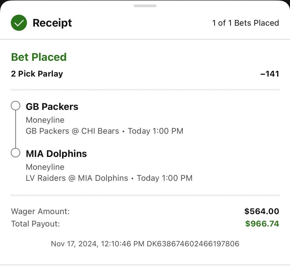 Johnny2Locks's tweet image. Let’s start Sunday right 🫡 #GamblingCommunity #sports #sundayfootball