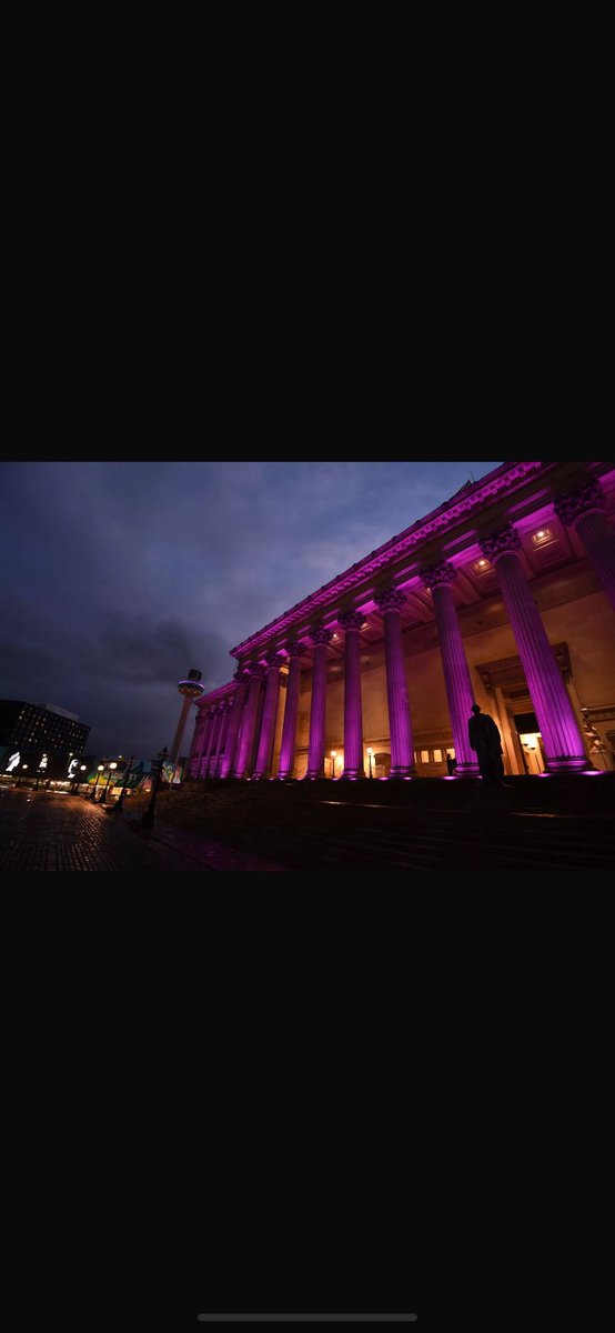 Lighting up Liverpool for World Prematurity Day