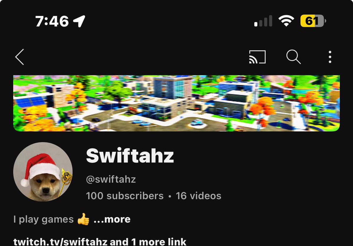 swiftahz's tweet photo. Hit 100 subs thanks to everyone bigger things coming! 

https://t.co/pBKjLnNnzD https://t.co/3cNCc4uqfv