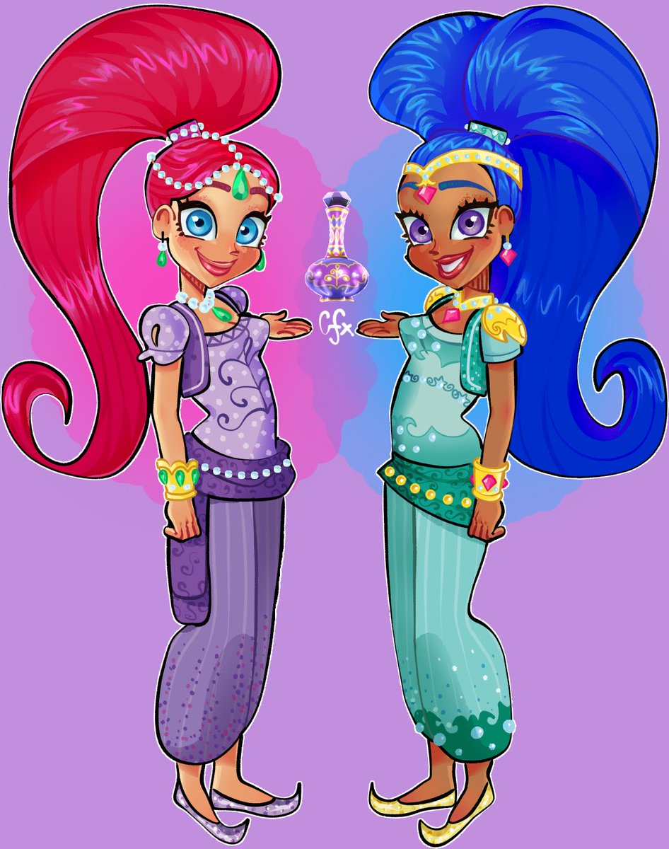 imaginelledraws's tweet photo. SHIMMER AND SHINE 🩷💙
#Digitalartwork #drawingart https://t.co/rFkVHfLCBD