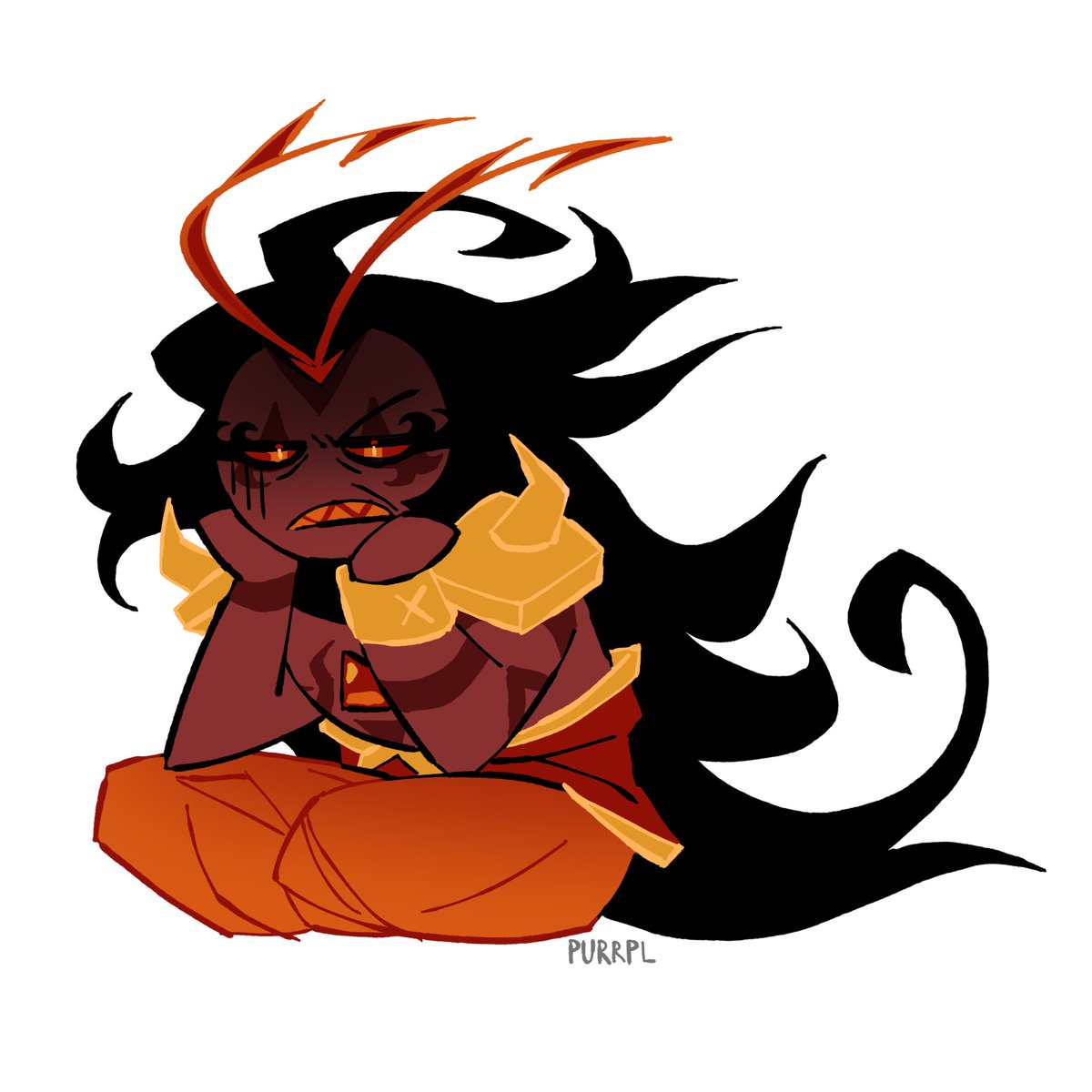 purrist_'s tweet photo. hes bored #cookienrun #cookierunkingdom #crk #burningspicecookie https://t.co/bIO7xeXoYQ