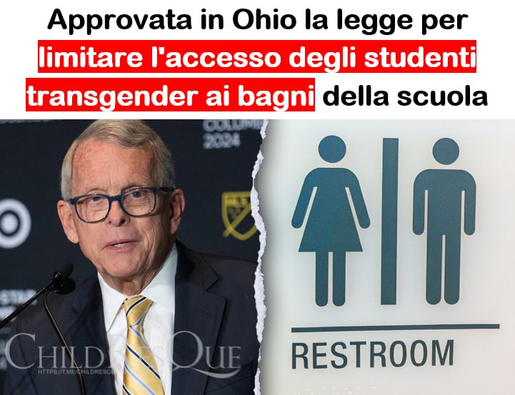 Bera49164308's tweet photo. 🛑🌈#STOP_GENDER_MAINSTREAMING
🔥BAGNI DIVERSIFICATI🔥
Le leggi del buonsenso!
È l'aria del #cambiamento?
#17novembre
#News_USA_Ohio #Framing_Gender #Stop_Brain_Manipulation https://t.co/5ysaeHPfK4