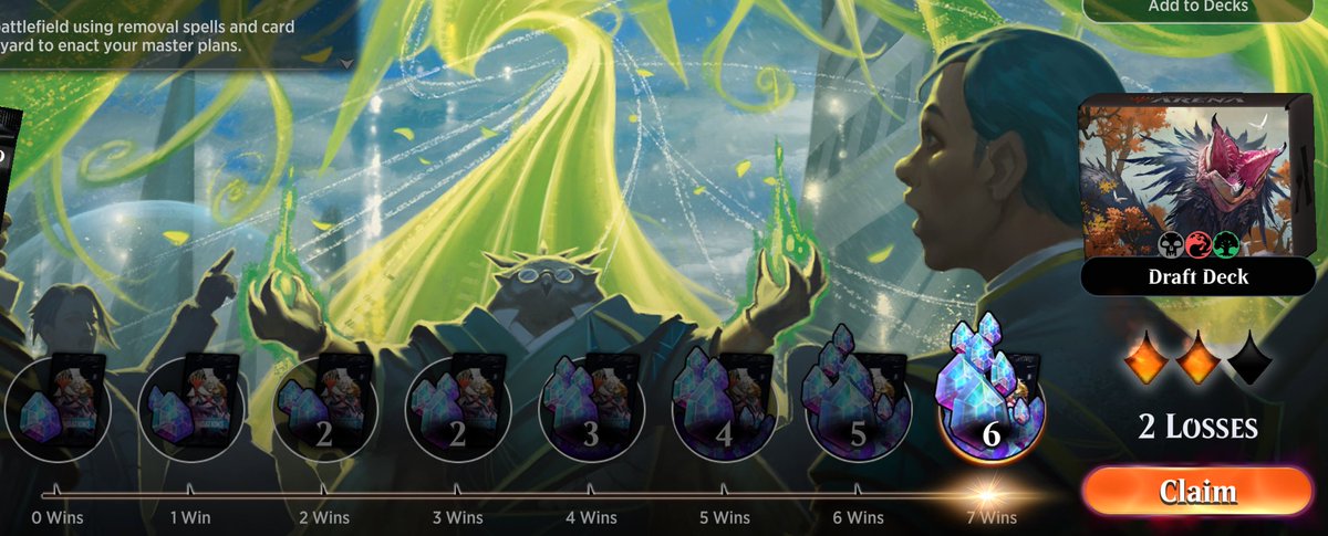 FyfeNav's tweet photo. Second Trophy of the set - continue to love this type of draft - nice straight forward magic. Never cast Ghalta - In fact, trying to "go for it" twice ended up actually costing me one of the 2 losses. #mtg #trophy #ghaltitties https://t.co/4OhJm23Vcf