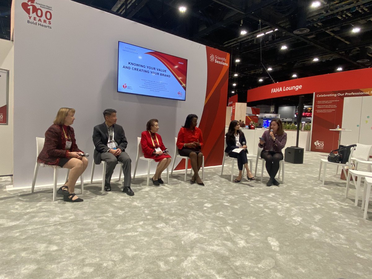 Eugenia Gianos MD (@eugeniagianos) on Twitter photo Great #AHA24 session โKnowing your value and creating your brandโ with an incredible panel including the legendary <a href="/NanetteWenger/">Nanette Wenger</a> <a href="/MonSangh/">Monika Sanghavi MD, FACC</a> <a href="/DrJMieres/">Jennifer H. Mieres, MD , FACC, MASNC, FAHA</a> Great discussions- how to make sure your expertise translates into success. <a href="/drstaceyrosen/">Stacey Rosen, M.D.</a> <a href="/NishaParikh7/">Nisha Parikh</a> Great #AHA24 session โKnowing your value and creating your brandโ with an incredible panel including the legendary <a href="/NanetteWenger/">Nanette Wenger</a> <a href="/MonSangh/">Monika Sanghavi MD, FACC</a> <a href="/DrJMieres/">Jennifer H. Mieres, MD , FACC, MASNC, FAHA</a> Great discussions- how to make sure your expertise translates into success. <a href="/drstaceyrosen/">Stacey Rosen, M.D.</a> <a href="/NishaParikh7/">Nisha Parikh</a>