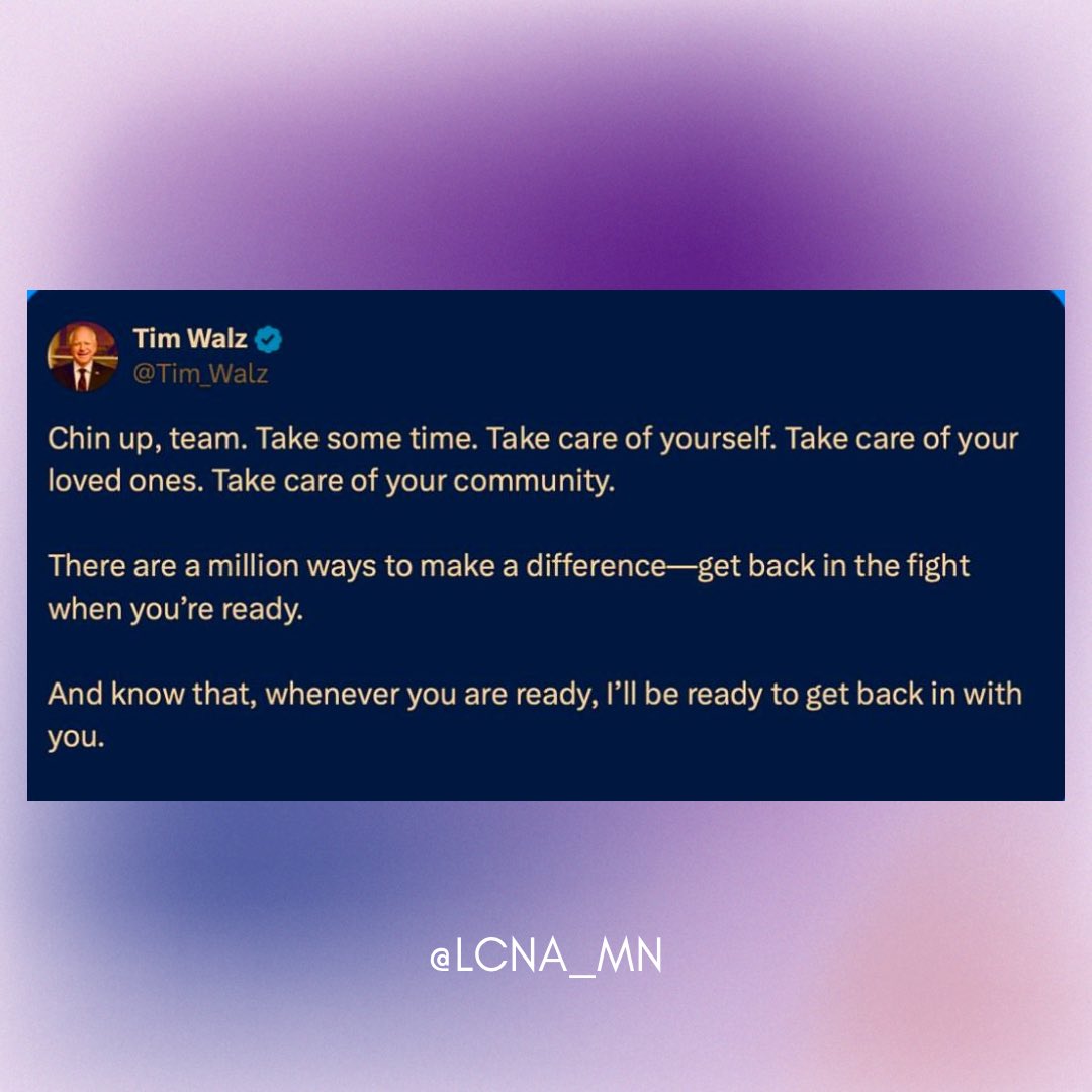 From all of us at LCNA, we know this wasn’t the outcome we wanted. But keep your head up. Our fight is not over. As John Lewis said: “The goal is first class citizenship for all. That’s why we march.” And when you’re ready, we’ll be here to march alongside you.  🫶🏽💙