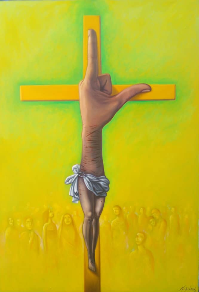 AnamelyRamos's tweet photo. Obra Sacrificio, del artista visual cubano Dayán Melián, dedicada a la presa política Yunaikis Linares, q continúa en una celda de castigo. Yuni ha intentado suicidarse en reiteradas ocasiones. Esta semana se ha cortado el brazo 2 veces más, en protesta por abuso sostenido. @CIDH https://t.co/7X3Jd6jx0S