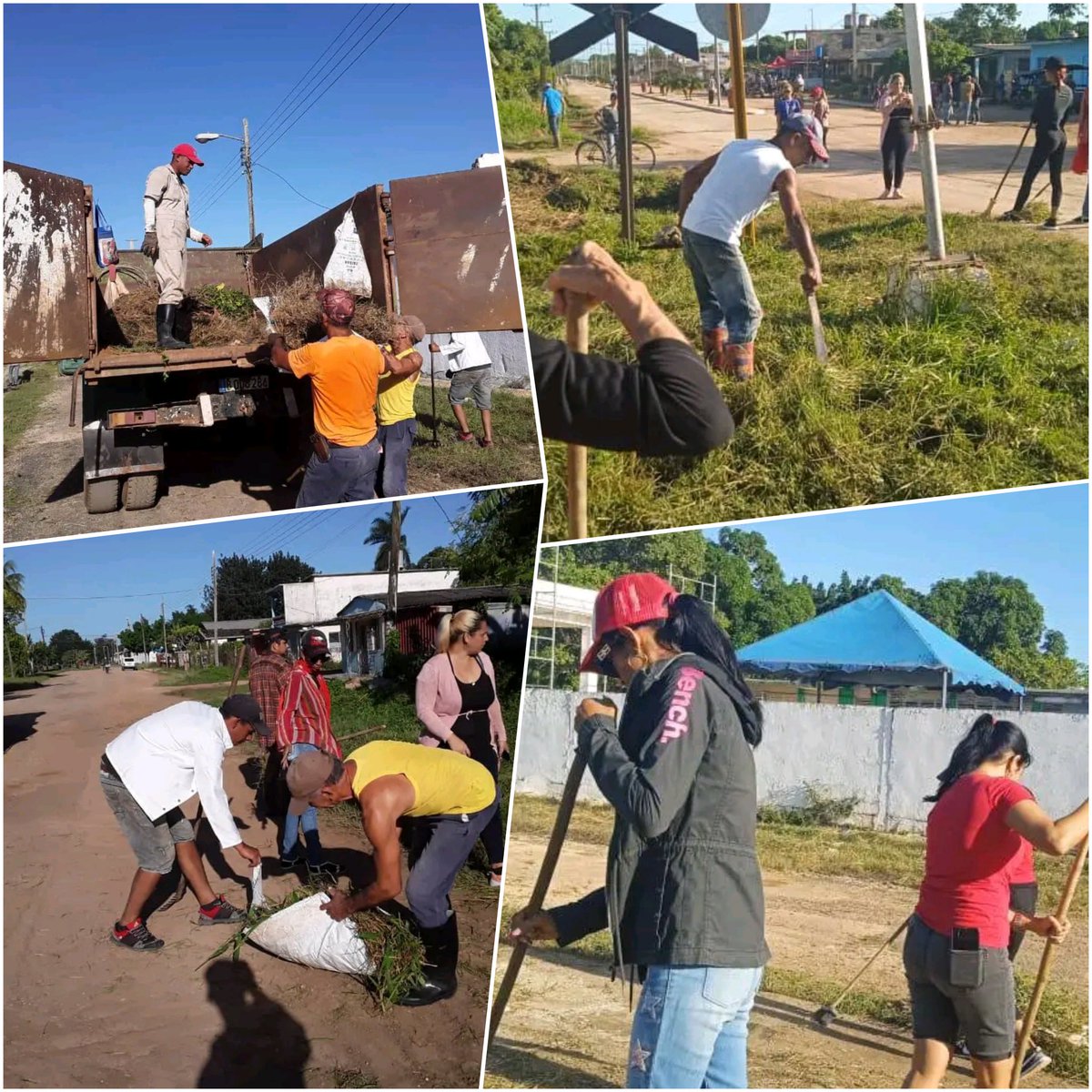 El municipio #BaraguaPorMas este domingo junto a cuadros del Partido y sus organizaciones de masa, en jornada de trabajo voluntario . #LatirAvileño #SinPerderUnDía <a href="/DiazCanelB/">Miguel Díaz-Canel Bermúdez</a> <a href="/DrRobertoMOjeda/">Dr. Roberto Morales Ojeda</a> <a href="/PartidoPCC/">Partido Comunista de Cuba</a>