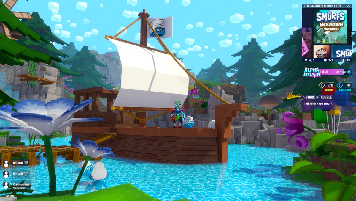 Ahoy, mateys! Found the Pirate's Boat in Mountain Expedition in <a href="/TheSandboxGame/">The Sandbox</a>. Who's up for a virtual treasure hunt? ☠️🏴‍☠️ register-landings.sandbox.game/alphaseason4-s… #TheSandbox #AlphaSeason4 #AS4SocialChallenge