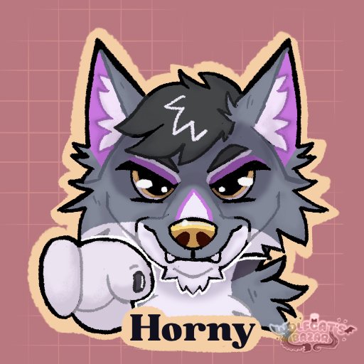 Horny ! 👀 

🎨 wolfcat