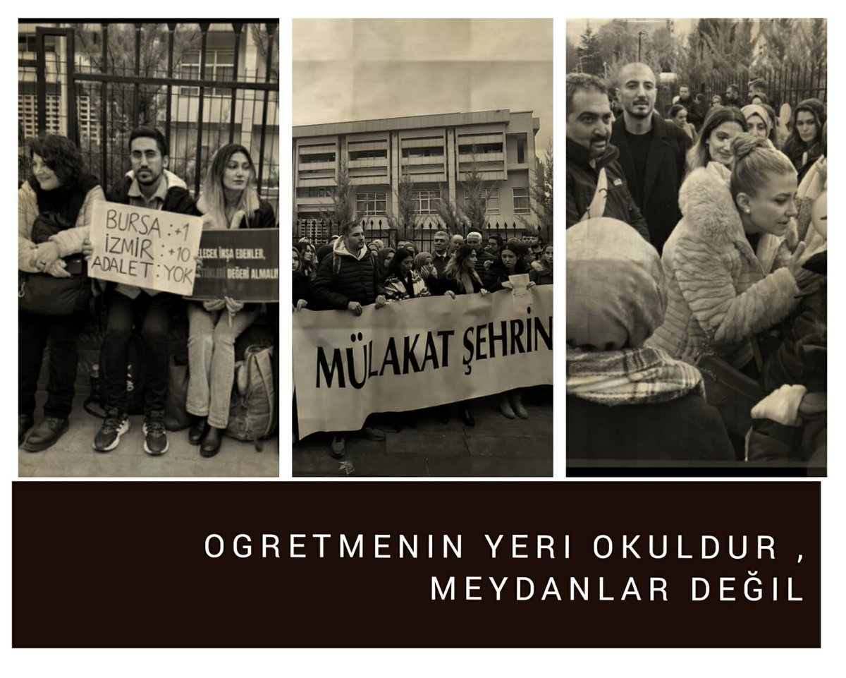 Yerimiz okul meydanlar değil. Mağduriyetimizin giderilmesi için ek yerleştirme hakkımızdır. 

#AdaletİçinEkYerleştirme