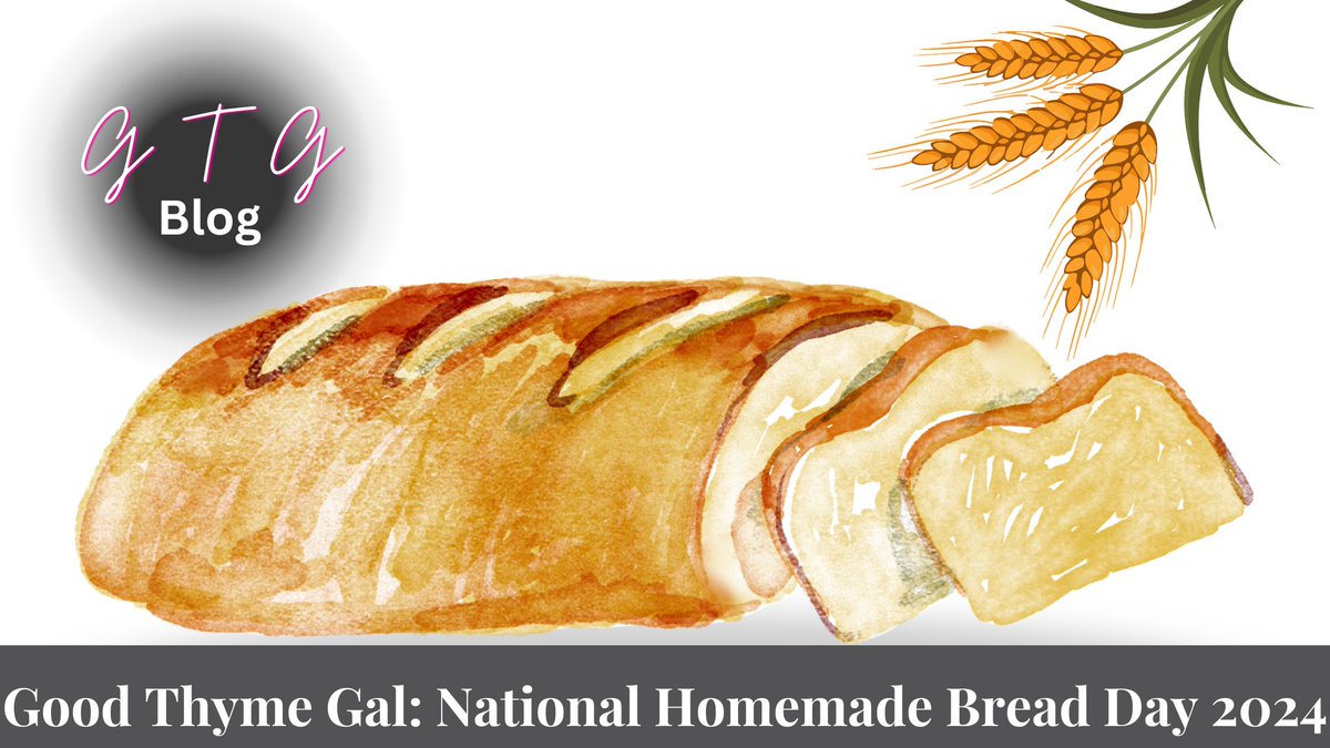 myownlilkorner's tweet image. 🍞💛 Happy National Homemade Bread Day! 💛🍞
Today on Good Thyme Gal, we’re celebrating the magic of freshly baked bread—the warm aroma, the golden crust, and the joy of creating something from scratch. 🥖✨#HomemadeBreadDay #GoodThymeGal #BakingJoy 
goodthymegal.blog
