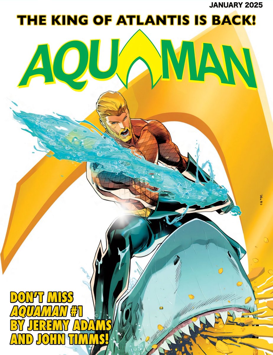 AquamanUniverse's tweet photo. 🚨 2 Week FOC Alert 🚨 
We can not stress enough how important the initial unit numbers for AQUAMAN #1 are for DC to commit to this series long-term. With a release date of January 8, the final cutoff for retailer orders is just 2 weeks away on December 2nd!
Fans demanded an ongoing Sea King series with an all-star creative team and DC listened -- now we need to show up and pre-order the book. Don't procrastinate -- contact your local or online retailer today and order a couple of copies if you can afford to -- give one to a friend! Share this post far and wide! 
Let's make DC's All In AQUAMAN a sales splashtacular and thanks for being a part of The Aquaverse community! 🔱