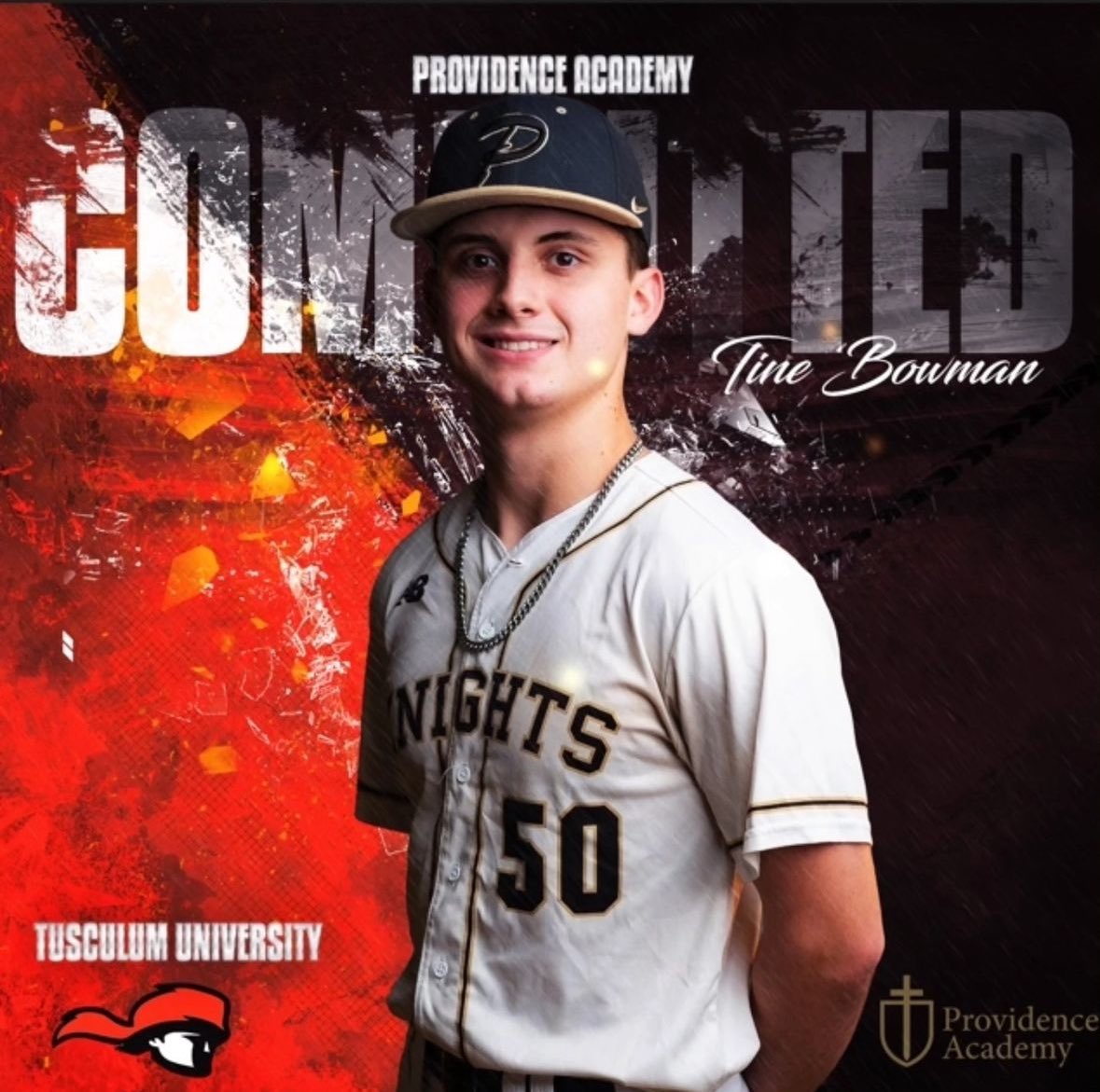 Tine Bowman (@tine_bowman50) on Twitter photo I am blessed to announce my commitment to <a href="/TusculumBSB/">Tusculum Baseball</a>. I would like to thank God and the all the coaching staff at Tusculum for this opportunity. I would also like to thank my family and coaches throughout the years for helping me get here. I am blessed to announce my commitment to <a href="/TusculumBSB/">Tusculum Baseball</a>. I would like to thank God and the all the coaching staff at Tusculum for this opportunity. I would also like to thank my family and coaches throughout the years for helping me get here.