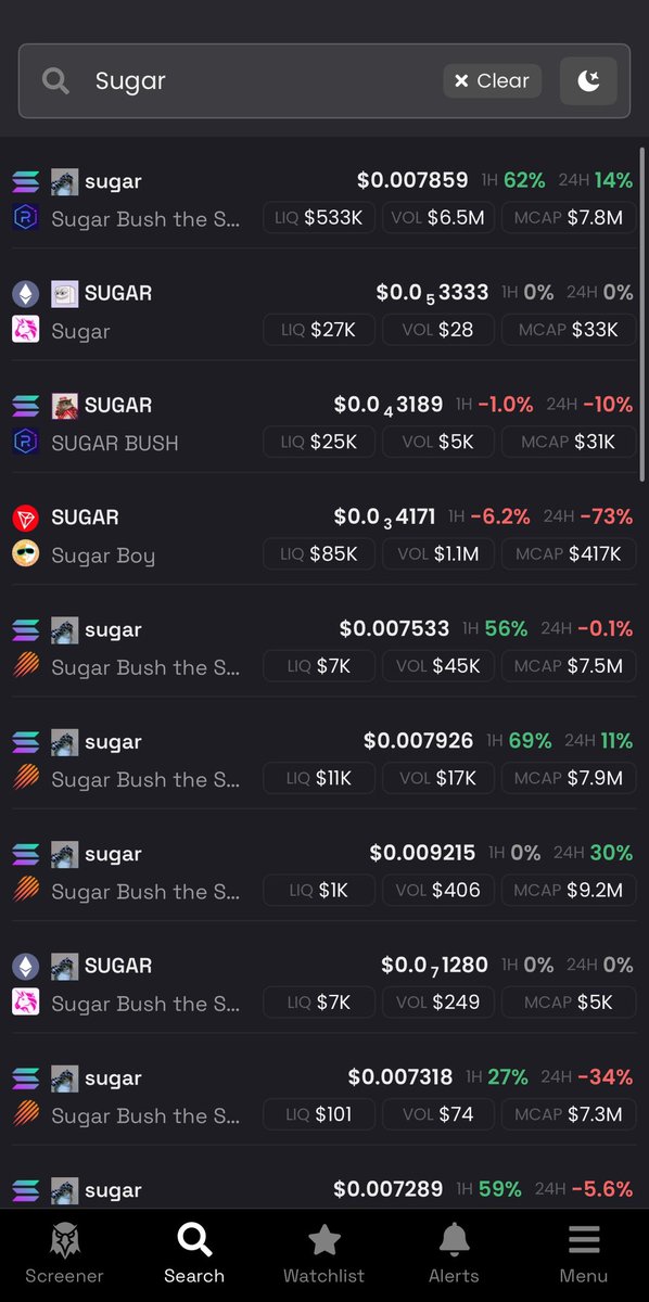 SolMemeCo's tweet photo. @goofy_crisp @sugarCTO @IOHK_Charles Don't you think it's obvious who the real $sugar is? Cardano doesn't even appear at the bottom of the list , 😜LMAO. The one at the top of the list is sparkling.
and You know Solana memecoin hype…

@sugarCTO $sugar  🚀🐿️ https://t.co/iDtHAFkSEq