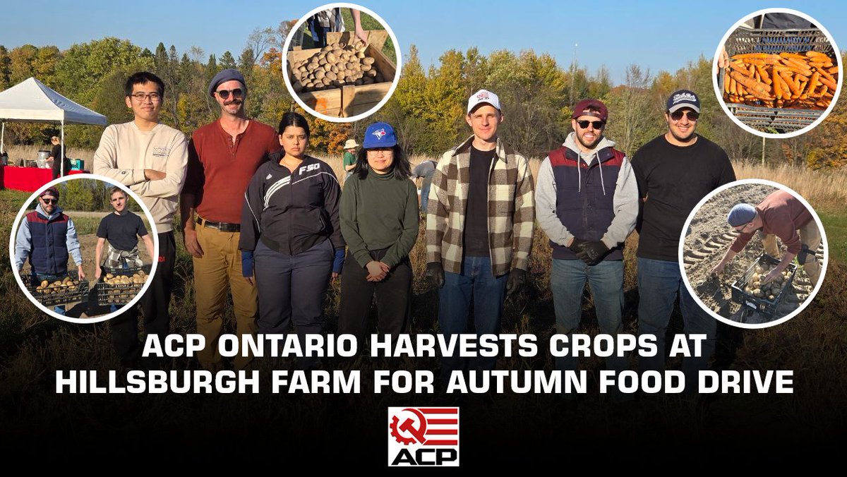 Members of ACP Ontario went down to the countryside to support a local farming initiative aimed at tackling food insecurity in Southwestern Ontario. 

As Communists, we stand with the farmers who work hard to feed our country!