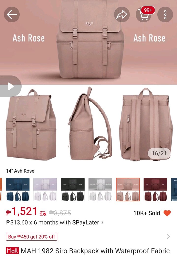 scoupsmart's tweet photo. #scoupsmartsells

wts lfb MaH bag 

— ₱1.3k, still negotiable
— orig price ₱ 1,521
— 14" , ash rose
— lightly used, comes w/ ziplock
rfs: bag upgrade

t. wtb lf fs mah backpack school academic commissioner client ph mall onhand bag https://t.co/CC0Cfp1oVU
