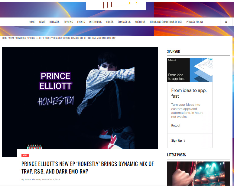 Prince Elliott (@theboisweezy) on Twitter photo Another article about my latest EP album ''Honestly'' on SoundLooks Magazine. All you need to know! 🔥
Read here: soundlooks.com/2024/11/prince… Another article about my latest EP album ''Honestly'' on SoundLooks Magazine. All you need to know! 🔥
Read here: soundlooks.com/2024/11/prince…