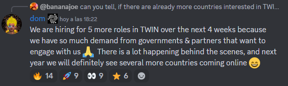 Salimasbegum's tweet photo. Many countries are showing interest in the #TWIN project! 🌍 Demand is surging, hiring is ramping up, and 2025 is set to be action-packed. African trade is transforming with this logistics revolution. Are we ready for what’s coming in IOTA? 🚀 #TWIN #Innovation #IOTA #TLIP https://t.co/YRkutoi2ui