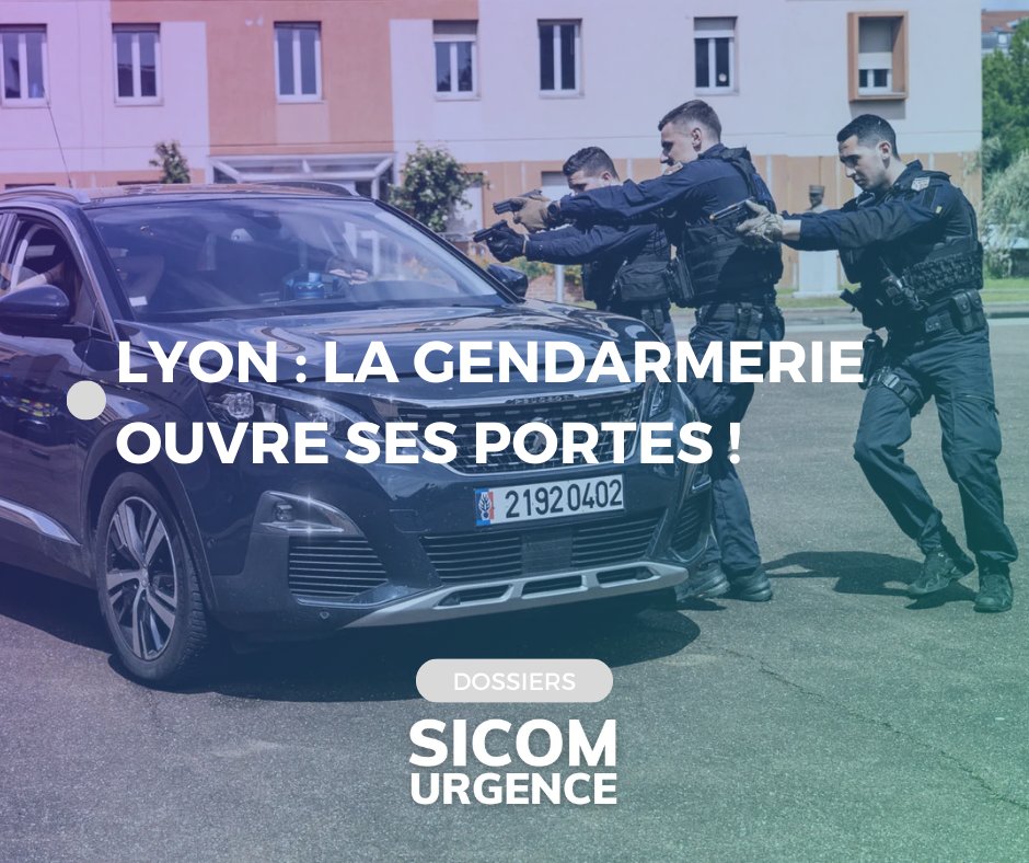 🔁[#𝐑𝐄𝐏𝐋𝐀𝐘] - Le 13 mai 2023, le Groupement de Gendarmerie du Rhône a organisé ses journées portes ouvertes au sein de la Caserne Delfosse à Lyon.

Revoir notre reportage ➡️ sicom-urgence.fr/jpo-gendarmeri…
📸| Rémi JOLY