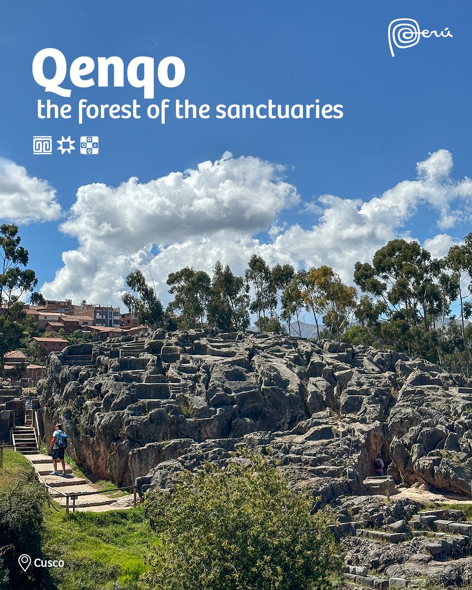 Qenqo, the forest of the sanctuaries! 🌳 

A magical aura surrounds this destination in Cusco, which in the past was the place of pilgrimage of the Incas, their rituals and mystical traditions. 

#VisitPeru #Peru