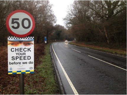 Dr Jeremy Leach (@drjeremyl) on Twitter photo Monday sees the start of #RoadSafetyWeek . Trials of this roadside poster in E.Sussex saw an average speed reduction of 16.5% The design uses insights from the behavioural sciences, nudging drivers to reduce their speed. <a href="/Brakecharity/">Brake, the road safety charity</a> <a href="/sussex_police/">Sussex Police</a> <a href="/DavidHalpernCBE/">David Halpern CBE</a> <a href="/KatyBourne/">Katy Bourne OBE</a> Monday sees the start of #RoadSafetyWeek . Trials of this roadside poster in E.Sussex saw an average speed reduction of 16.5% The design uses insights from the behavioural sciences, nudging drivers to reduce their speed. <a href="/Brakecharity/">Brake, the road safety charity</a> <a href="/sussex_police/">Sussex Police</a> <a href="/DavidHalpernCBE/">David Halpern CBE</a> <a href="/KatyBourne/">Katy Bourne OBE</a>
