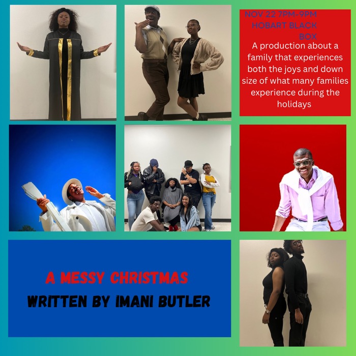 Get ready for A Messy Christmas! 🎄✨ A heartwarming journey through family life—laughter, love, and chaos! ❄️🎭

🎟️ Tickets:
HER &amp; CGP Members - $3
Students - $5
Adults - $8
Kids - FREE
Join us on Nov 22nd, 7-9 p.m. at Hobart Black Box to celebrate the imperfect holiday!