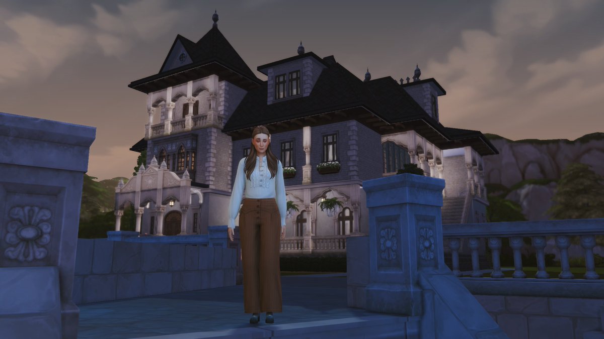 FrenchSimerToch's tweet photo. It was already late when Helene left. 🌖

#Sims4 #LifeAndDeath https://t.co/yP1FNUuKvq