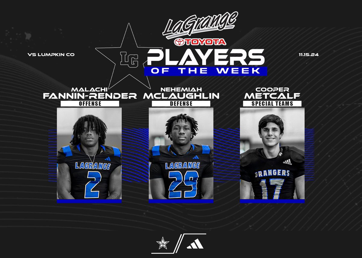 βLα΄GΚα΄Ι΄Ι’α΄ HΙͺΙ’Κ Fα΄α΄α΄Κα΄ΚΚβ (@bigbluerecruits) on Twitter photo ππ’ππ³π’π―π¨π¦ ππ°πΊπ°π΅π’ πππ’πΊπ¦π³π΄ π°π§ π΅π©π¦ ππ¦π¦π¬β
Offense - <a href="/MalachiFannin2/">Malachi Fannin-Render</a>
Defense - Nehemiah McLaughlin
Special Teams - <a href="/CooperMetcalf28/">Cooper Metcalf, 2028 , 4.5βοΈ</a>
#α΄α΄Lα΄α΄Κα΄ | #Rα΄α΄Ι΄α΄
OΙ΄α΄ ππ’ππ³π’π―π¨π¦ ππ°πΊπ°π΅π’ πππ’πΊπ¦π³π΄ π°π§ π΅π©π¦ ππ¦π¦π¬β
Offense - <a href="/MalachiFannin2/">Malachi Fannin-Render</a>
Defense - Nehemiah McLaughlin
Special Teams - <a href="/CooperMetcalf28/">Cooper Metcalf, 2028 , 4.5βοΈ</a>
#α΄α΄Lα΄α΄Κα΄ | #Rα΄α΄Ι΄α΄
OΙ΄α΄