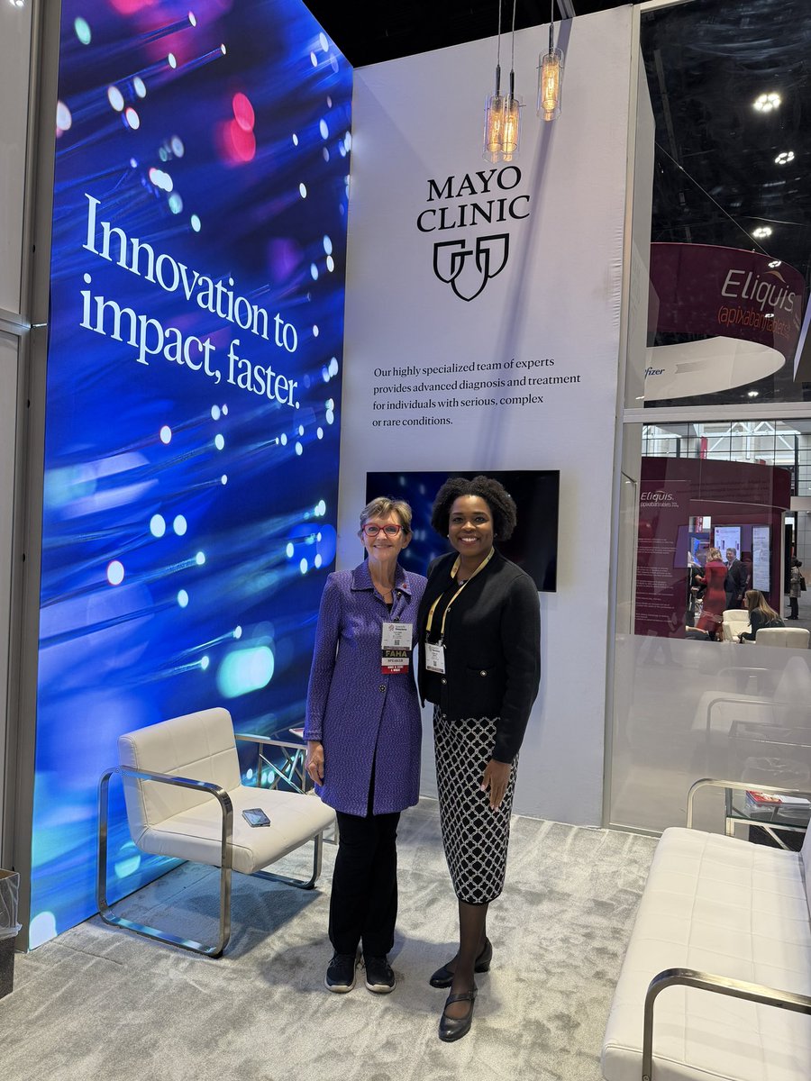 Mayo Clinic CV (@mayocliniccv) on Twitter photo Thrilled to have these two powerhouse cardiologists at the <a href="/MayoClinic/">Mayo Clinic</a> #AHA24 booth today! 🫀 <a href="/SharonneHayes/">Sharonne Hayes MD</a> <a href="/DrLaPrincess/">LaPrincess C. Brewer, MD, MPH</a> Thrilled to have these two powerhouse cardiologists at the <a href="/MayoClinic/">Mayo Clinic</a> #AHA24 booth today! 🫀 <a href="/SharonneHayes/">Sharonne Hayes MD</a> <a href="/DrLaPrincess/">LaPrincess C. Brewer, MD, MPH</a>