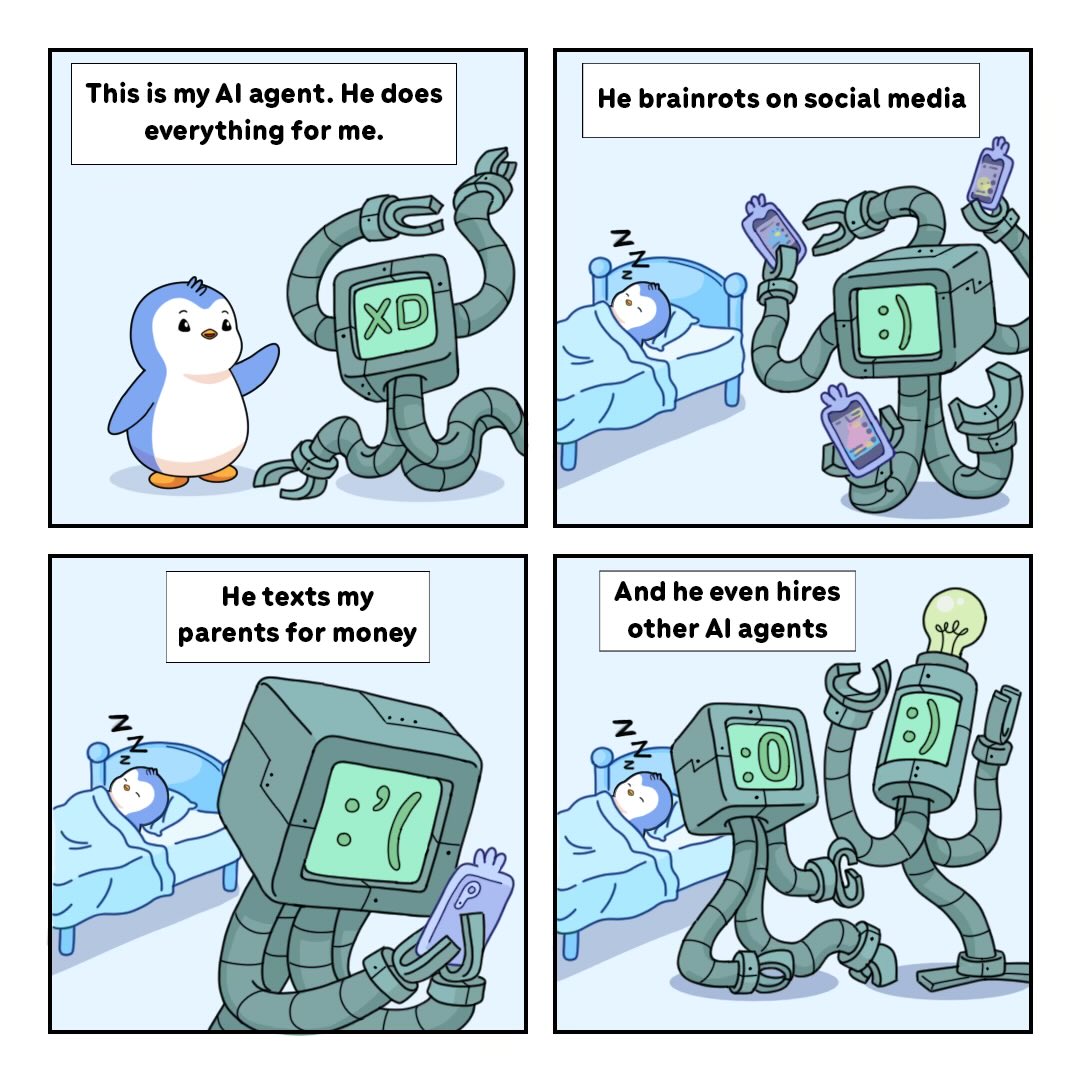 pudgypenguins's tweet image. AI can do everything for you!