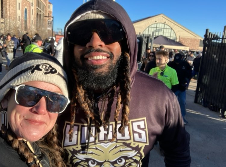 KathrynWeimann's tweet image. Thank you Coach @DeionSanders It truly is #BiggerthanFootball During my health journey sometimes  I want to give up. But @CUBuffsFootball keep me believing and fighting. Grateful for the new friends I meet along the way. #SkoBuffs @CUaunties @MadTitan303 @baseballdriven_