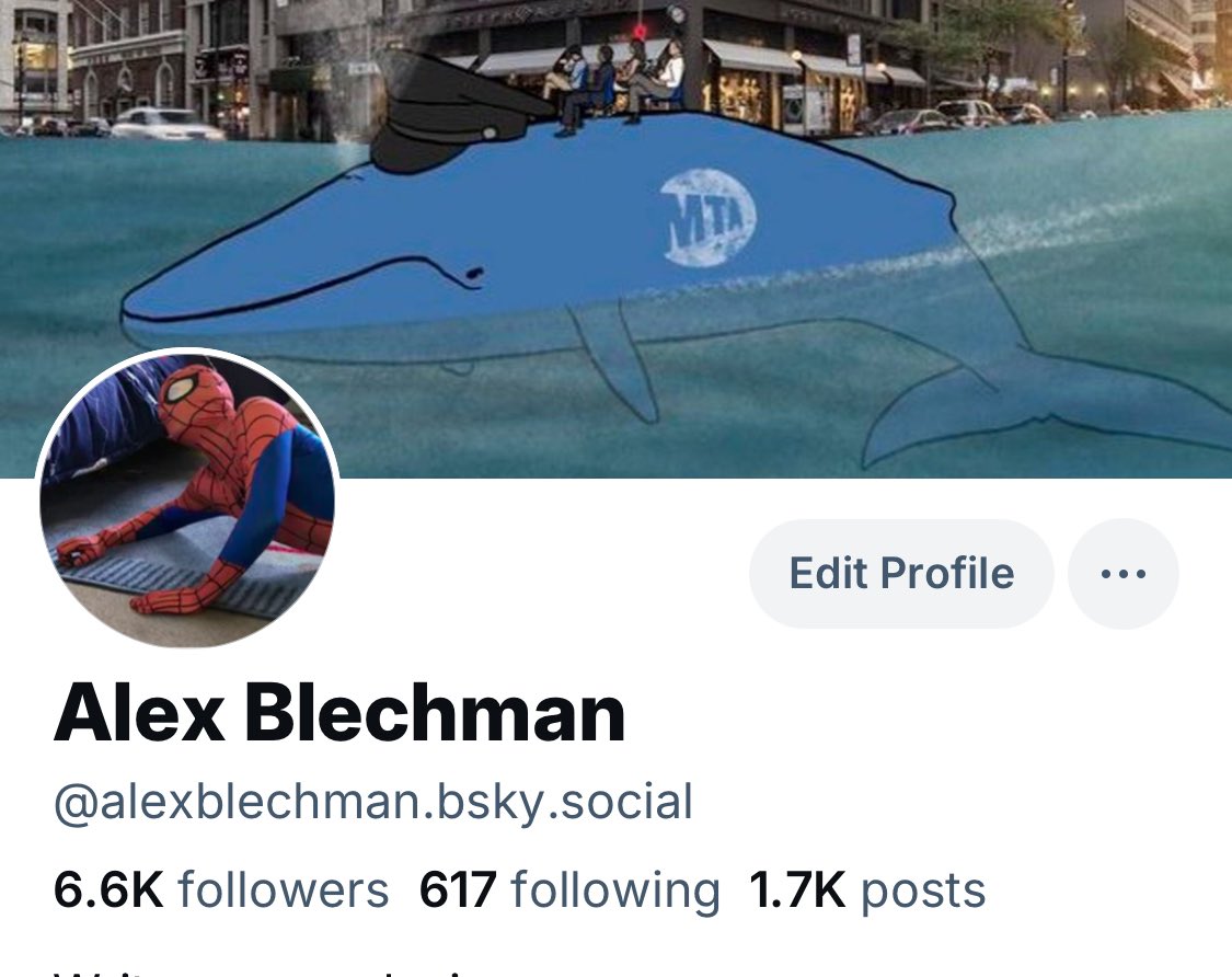 AlexBlechman's tweet photo. To give you an idea of how much juice the other place has, I now have more followers there than here and 2,000 of them joined last week https://t.co/IGx8hZaB7F