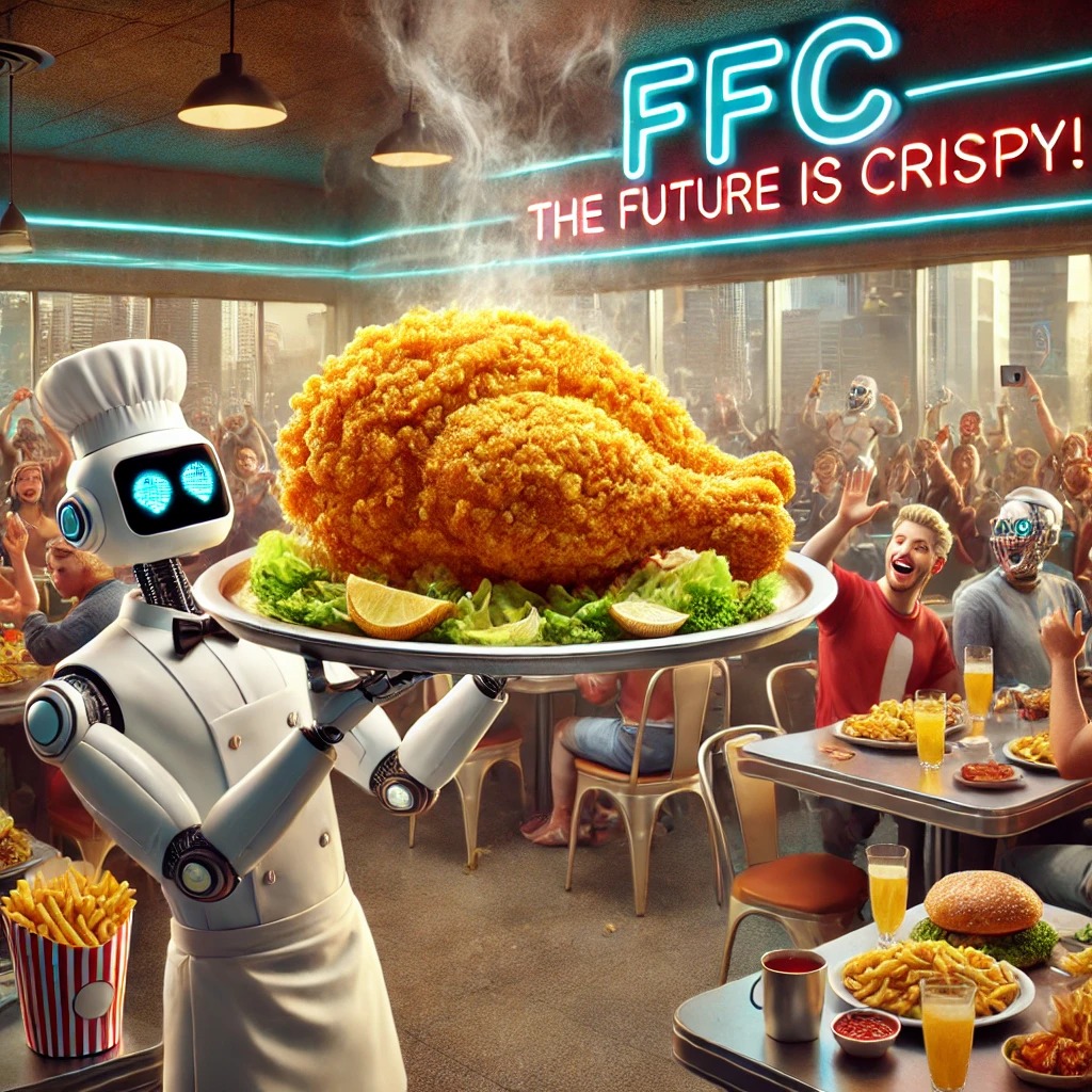 Freefriedchickn's tweet photo. 🍗🚀 Free Fried Chicken Coin (FFC) Takes Flight! 🚀🍗

Launched on October 13, 2024, FFC blends the universal love for fried chicken with the dynamic world of crypto. With a community-driven approach and unique tokenomics, it's making waves in the digital currency space. Remember, it's all in good fun—always DYOR! 
FREE FRIED CHICKEN
https://t.co/WiNpkphQaf
Trade here https://t.co/A9lOFd9NAV

#FreeFriedChickenCoin #FFC #CryptoNews #MemeCoin #FriedChicken #CryptoCommunity