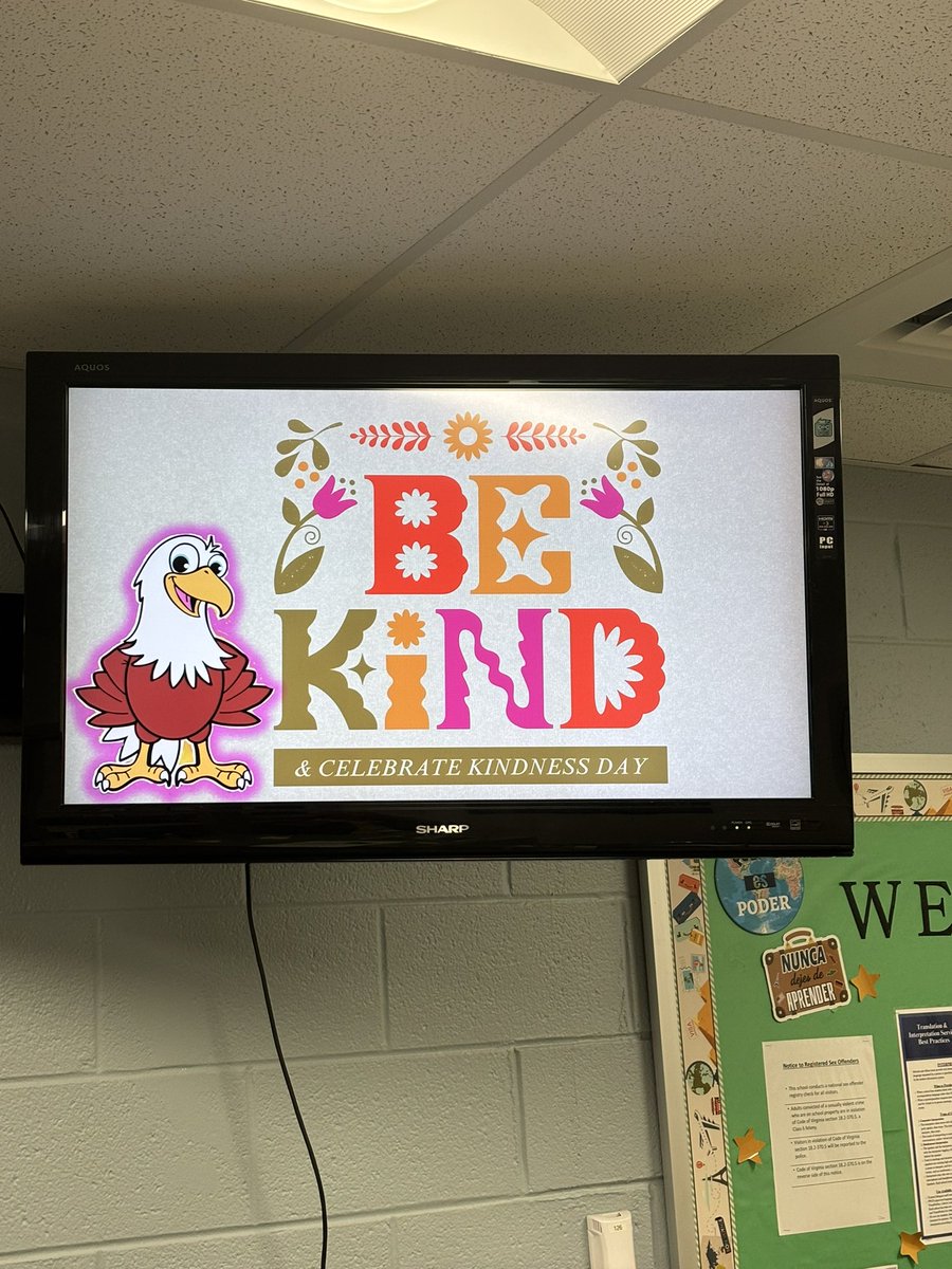 We love to share the important message of kindness because everyday it’s important to remind our students to Share Love and Be Kind #worldkindnessday2024 #KindnessMatters