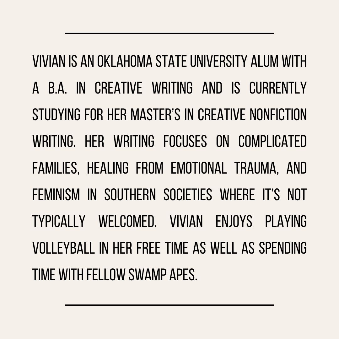 The Swamp's Nonfiction Editor, Vivian, is here to make your swampy Sunday even sweeter🍬🐊