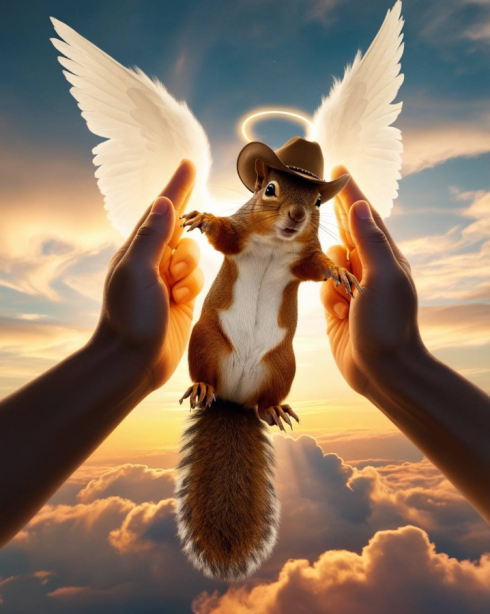 JPNUTsol's tweet photo. #JusticeForPeanut FLY HIGH LITTLE SQUIRREL https://t.co/2vQ8DXzX5u