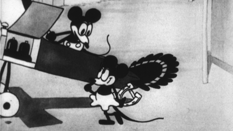animint's tweet image. Minnie et Mickey Mouse sont nés officiellement le même jour, à savoir le 18 novembre 1928, même s&apos;ils sont déjà apparus quelques mois plus tôt dans Plane Crazy projeté en mai 1928 #birthday #digression