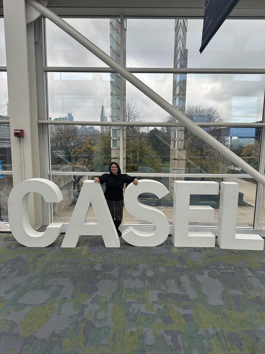 Enjoyed the CASEL conference in Chicago! Many professionals navigating ways and sharing how to help all students thrive socially and emotionally towards academic success!