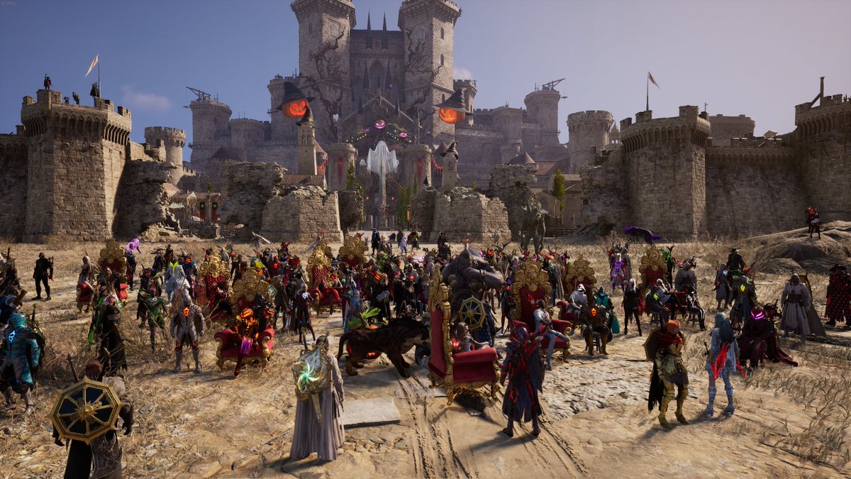 Julia_CaSsian's tweet photo. The alliance i play with won the castle siege in Throne &amp; Liberty today (Magna server), good job Royal Vanguard, Elite Vanguard, D-L-J and Shameless, it was pretty fun! https://t.co/uMykJ6hgIC