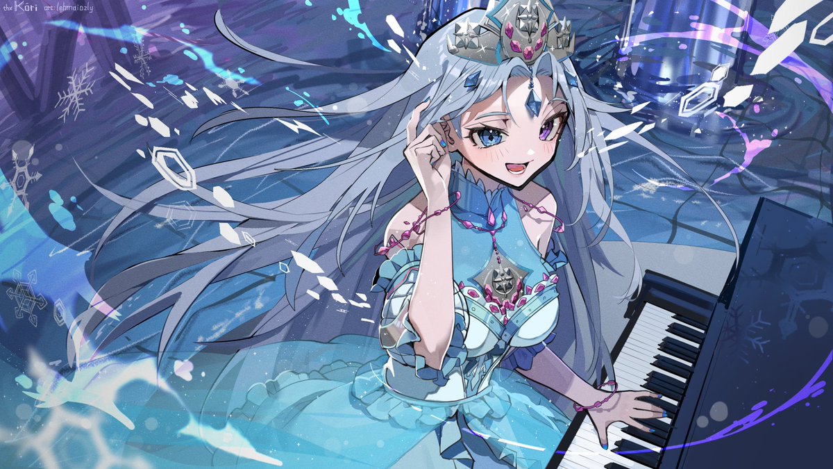 ✨Come to my debut on 11/22 &amp; be the first to listen to my new song, SAGA OF ICE!🎶

(Help I’m nervous LOL) #VtuberDebut #koripaint