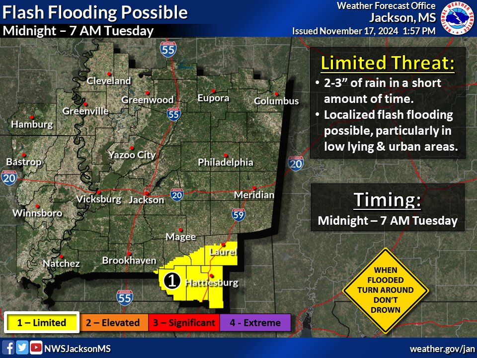 Image for the Tweet beginning: Heavy rain will be possible