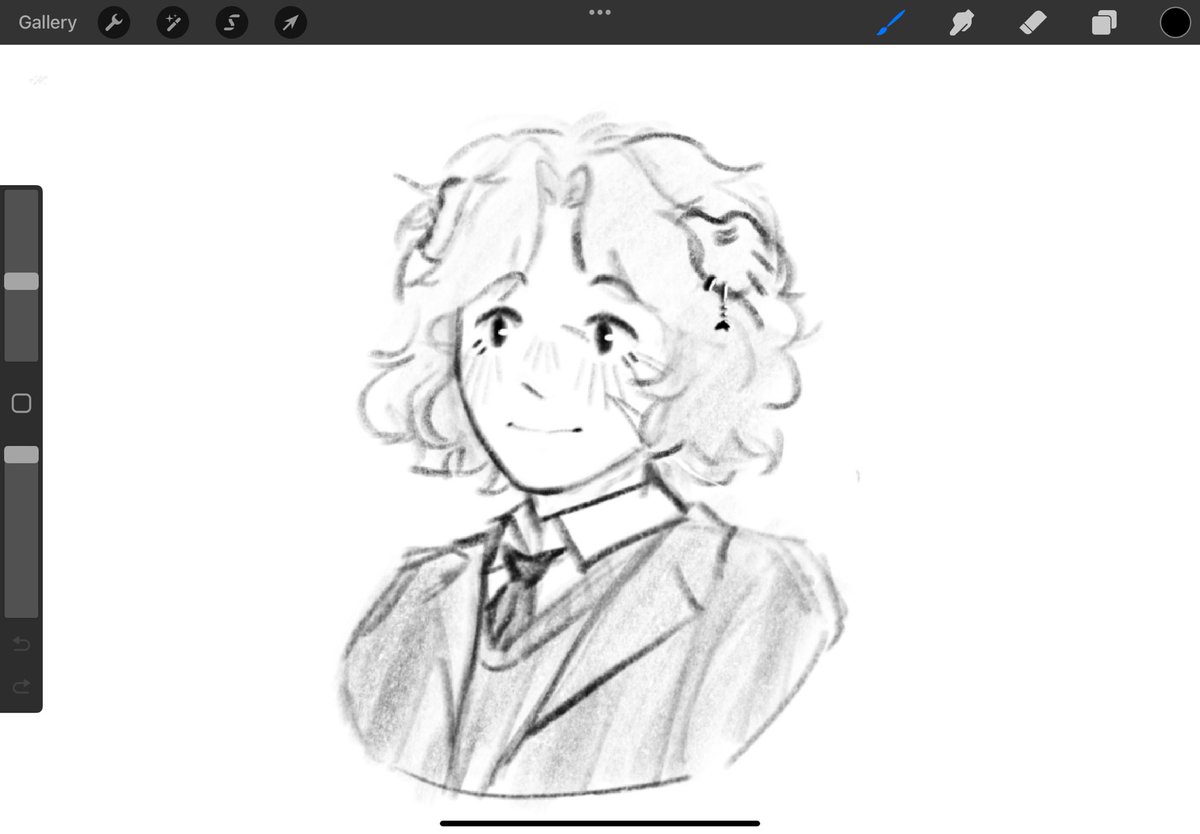 an old sketch of enid, still studying #enidsinclair #wenclair