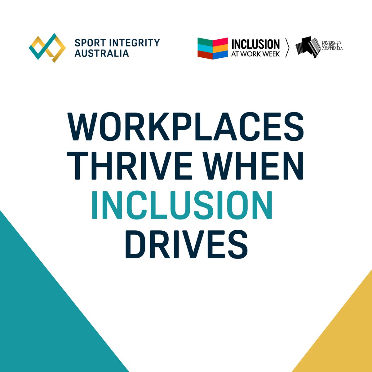 ProtectingSport's tweet image. This week we’re celebrating #InclusionAtWorkWeek  which is a national celebration of diversity &amp;amp; inclusion in Australian workplaces. It’s important to pause &amp;amp; reflect on how far workplaces have come, &amp;amp; what else we can do to continue to be a safe &amp;amp; inclusive agency for all.